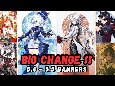 5.4 & 5.5 Banner Leaks: New Characters, Reruns, and Genshin’s Biggest Banner Change Yet!