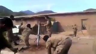 Pak army at LOC. Strike against India