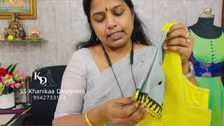 Simple pattern blouse designs