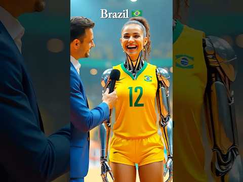 Most Beautiful Volleyball Players Represent Their Countries with Pride! 🌎🔥 #Volleyball #tech #pov