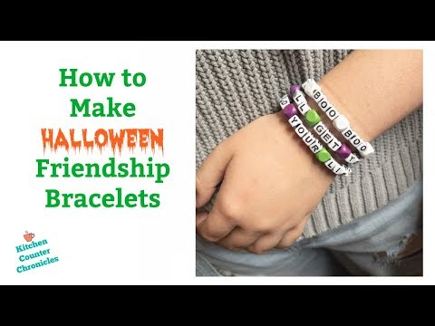 Make Halloween Friendship Bracelets