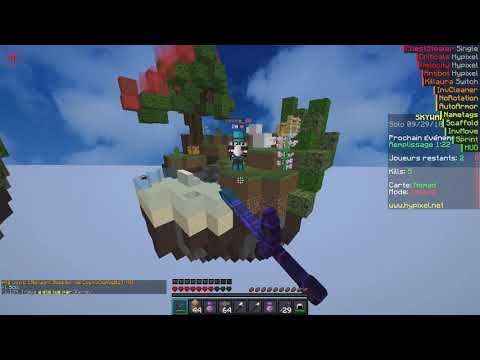 Hypixel skywars hacking (Moon hacked client)