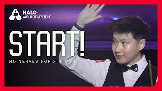 NERVES? WHAT NERVES! ZHAO Xintong Makes FLYING Start vs. Ronnie O'Sullivan | Halo World Championship