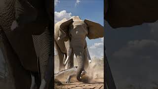 Elephant vs. Prehistoric Giant Crocodile – Ultimate Battle for Survival! 🐘🐊  #wildlifebattle