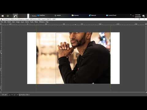 How to Crop photos with GIMP and export the photos to folders