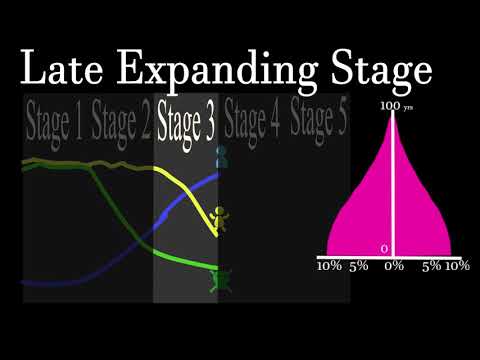 Demographic transition model Info-graphic