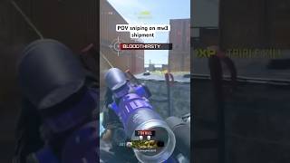 Sniping in call of duty mw3 on shipment #cod #mw3 #sniping #quickscope #shipment #like #subscribe