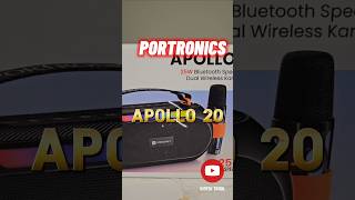 PORTRONICS APOLLO 20 25W BLUETOOTH SPEAKER DUAL MIC#portronics #music #coolie #microphone #trending