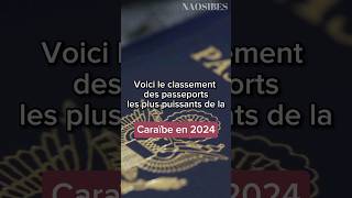 TOP 12 DES PASSEPORTS LES PLUS PUISSANTS DE LA CARAIBE #caraibe #antilles #français