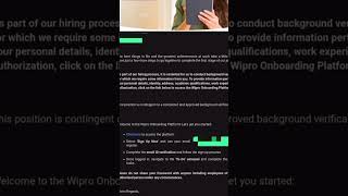 Wipro latest BGV update 2025 Background Verification #wipro #nga #backgroundcheck #onboarding