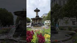 Duesseldorf fountain germany #düsseldorf #deutschland #aeroplane #travel #shortvideo