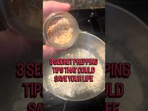 # 3 will GET YOU ON A LIST #prepared #emergency #prepping #shocking #lifetips #lifehacks #survival