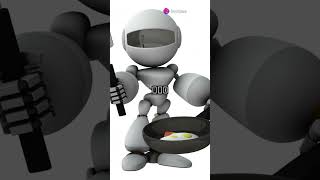 #cute #shortvideo #cuterobot #cookingrobot #shorts #music #robot