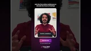 Join the ‘Heart’ful conversations on the future of testing! | Testμ 2023 | LambdaTest #Shorts