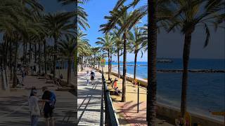 🔥在马拉加的马尔韦利亚海滨步道漫步🇪🇸🤩#marbella #costadelsol #málaga #西班牙 #街拍