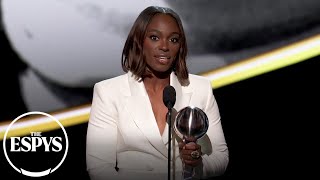 Sloane Stephens wins Muhammad Ali Sports Humanitarian Award | 2025 ESPYS