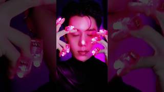 Pink Laser Makeup Idea from JUMP #BLACKPINK 🖤🩷 #Petchpigz #MakeupforMen #Makeup #CreativeMakeup
