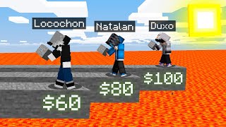 PAGUÉ a STREAMERS por hacer RETOS en MINECRAFT