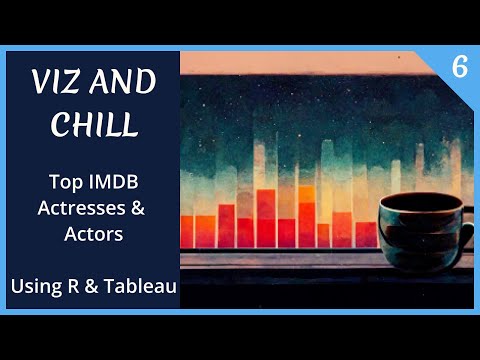 Viz and Chill with Will Sutton | Tableau + R |  The Careers of IMDB's Top Actresses & Actors Part 6