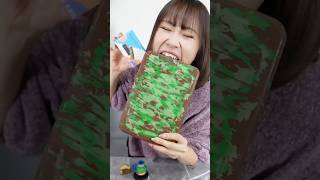 相方のドバイチョコをうばって50倍の大きさにして喜ばせてみた。 #ドバイチョコ #チョコレート