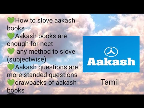How to slove Aakash books/subjectwise/tamil #neetaspirents #study #studytips.