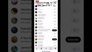 Subbing to my subs part 2 #subforsub