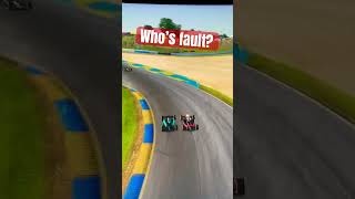 My biggest iRacing crash yet. Who’s fault was it? #simracing #simracer #onlineracing #iracing #crash