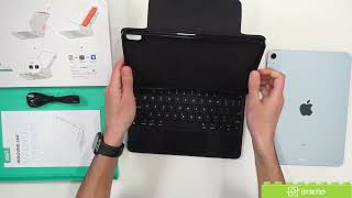 ESR iPad Air 11 Inch Case with Keyboard M2, 2024, Easy Set Magnetic Stand Review