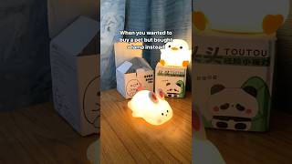 The 🐰 Rabbit Night Lamp This cute lamp lights up with a gentle tap #gift #light #lamp #ledlights