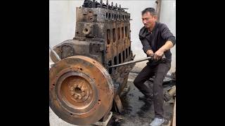 Restoration Old Damaged WEICHAI 8170ZC1000 5Engine _ WEICHAI Marine Engine Restoration Skills
