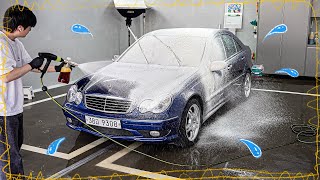 12-Hour Full Detailing Wash : 20-Year-Old Mercedes-Benz C32 AMG