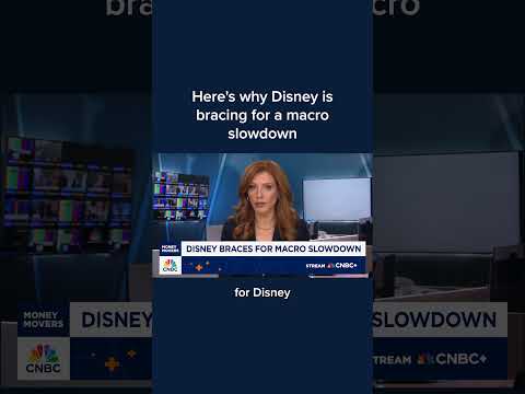 Here's why Disney is bracing for a macro slowdown