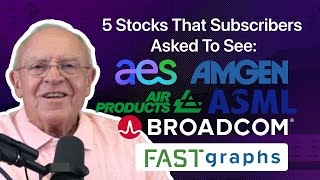 5 Stocks That Subscribers Asked To See: AES Corp, Amgen, Air Products, ASML, Broadcom | FAST Graphs