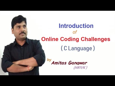 Introduction of Online Coding Challenges (C language)