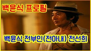 백윤식 부인(아내) 이혼이유(이혼사유)