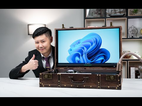 我们组装了一台27寸屏幕的“手提电脑”【翼王】