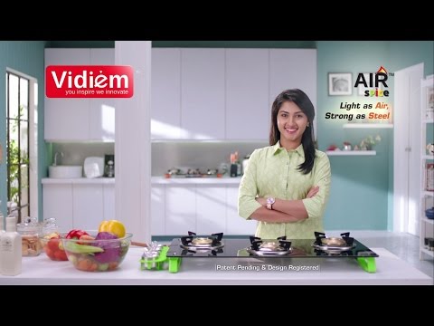 Vidiem Air Spice Gas Stove with Clip-on Spice Container - TVC Malayalam