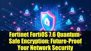Fortinet FortiOS 7.6 Quantum-Safe Encryption: Future-Proof Your Network Security