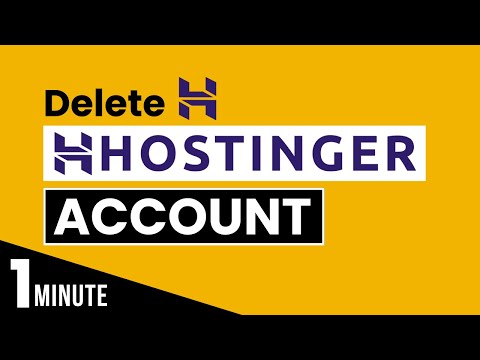 How To Delete Hostinger Account 2025 | How To Cancel Hostinger Account | Cancel Hostinger Hosting