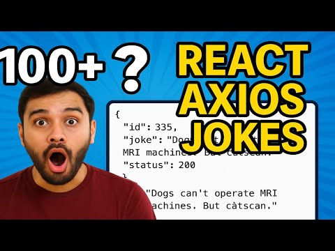 React Axios Tutorial 🔥 Build a Joke App with Live API Integration! | Rabi Codes