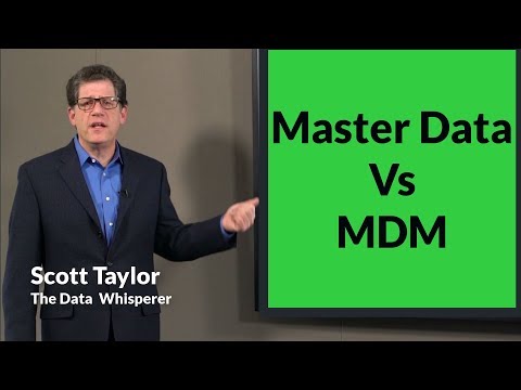 Master Data vs MDM (Taylor's Version)