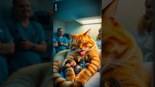 Heart-Stopping AI Rescue: Saving a Pregnant Cat in Critical Condition #animals #rescue #cat