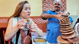 $1 VEGETARIAN INDIAN STREET FOOD | Is THIS the BEST?! #indianfood