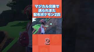 マジカル交換で送られてきた配布ポケモン2匹【ポケモンSV/藍の円盤/ゼロの秘宝】