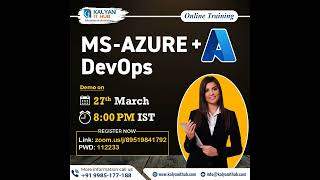 Azure DevOps + Azure Admin - New Batch | Kalyan IT Hub