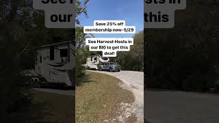 Save 25% Off Harvest Hosts Camping Membership!