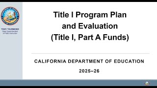 CE Monitoring:  Program Plan & Evaluation (CE 6 & 20)