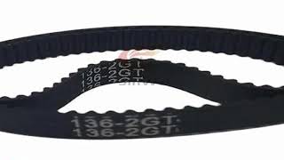 2GT GT2 Width:10mm  High-Quality Rubber Closed-Loop Timing Belt, Belt Circumference 90mm-200mm, Used