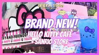 NEW Hello Kitty Cafe and Sanrio Store at Universal Studios Hollywood! Citywalk