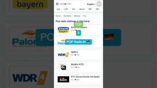Top 3 POP Radio in 🇩🇪 on RadioStay.com